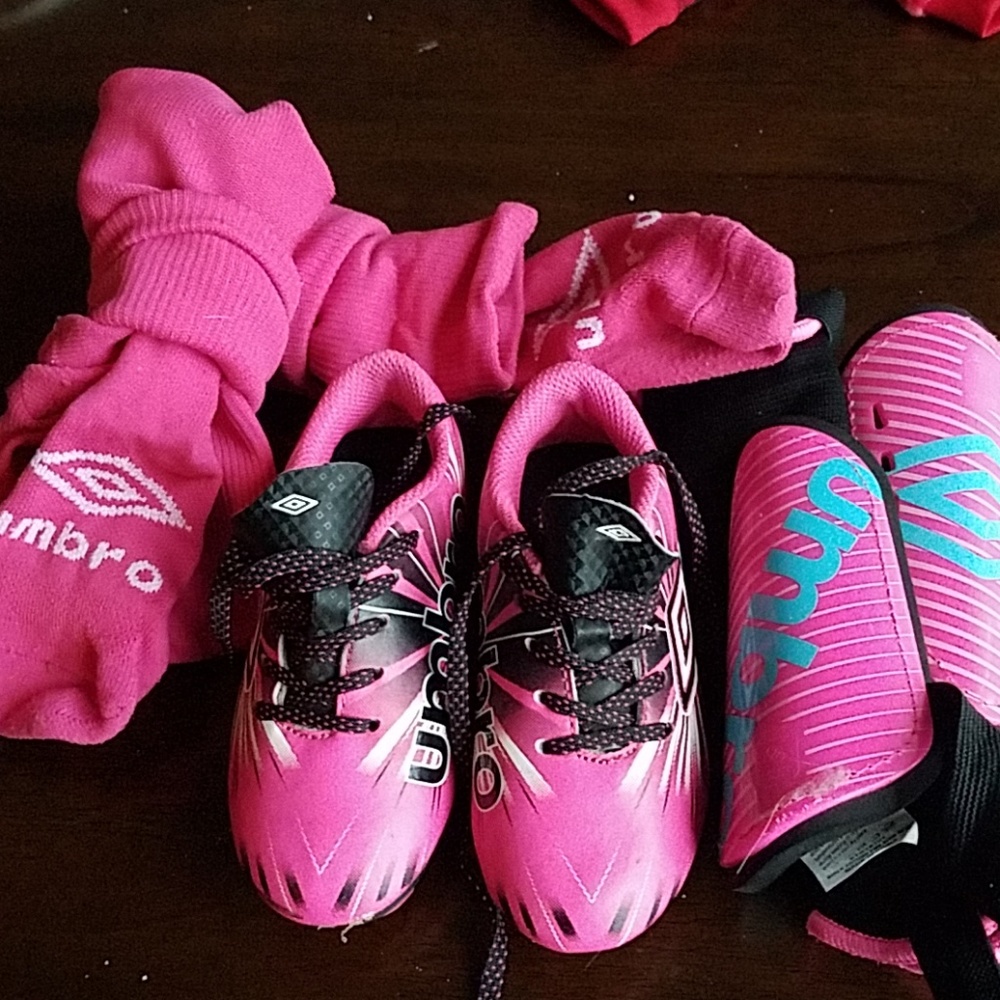 Soccer Cleats, Knee-high Socks & Shin Guards